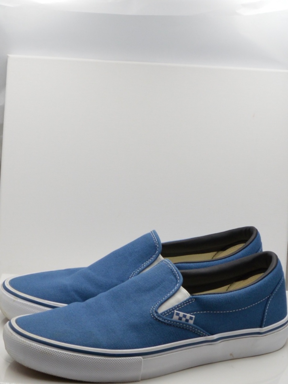 Vans Skate Slip-On Shoe Blue Men's Size 11.5